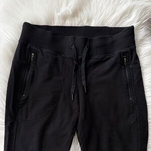 Zella Black Jogger Pants with Elastic Waist, worn once